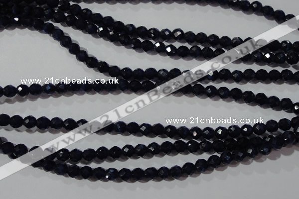 CCT348 15 inches 5mm faceted round cats eye beads wholesale