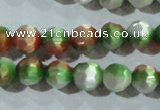 CCT365 15 inches 6mm faceted round cats eye beads wholesale