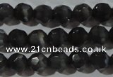 CCT369 15 inches 6mm faceted round cats eye beads wholesale