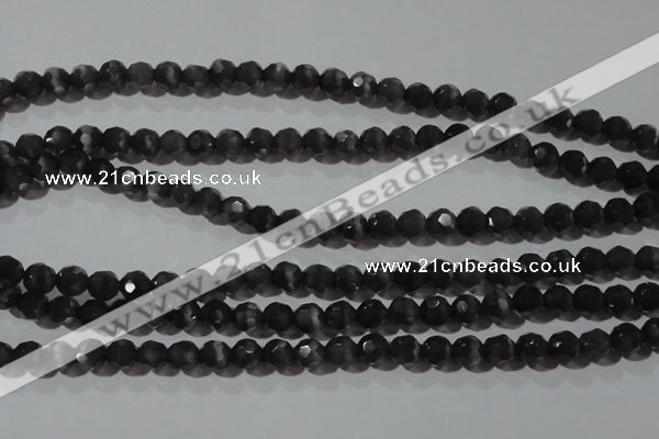 CCT369 15 inches 6mm faceted round cats eye beads wholesale