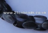 CCT40 14.5 inches 6*10mm drum-shaped black cats eye beads wholesale