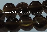 CCT489 15 inches 8mm flat round cats eye beads wholesale