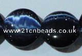 CCT582 15 inches 14mm flat round cats eye beads wholesale