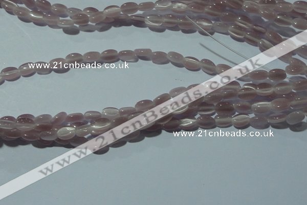 CCT602 15 inches 4*6mm oval cats eye beads wholesale