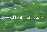 CCT609 15 inches 4*6mm oval cats eye beads wholesale