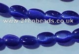 CCT614 15 inches 4*6mm oval cats eye beads wholesale