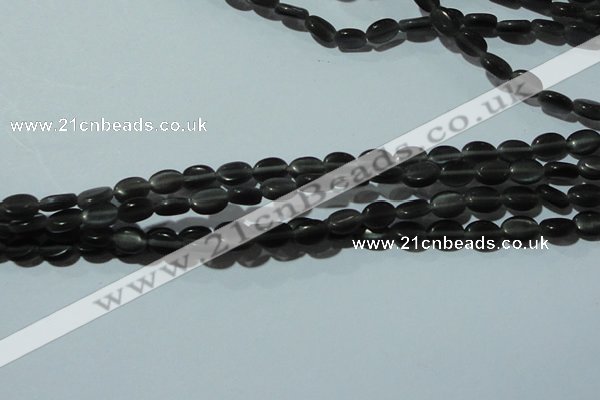 CCT617 15 inches 4*6mm oval cats eye beads wholesale