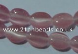 CCT633 15 inches 6*8mm oval cats eye beads wholesale