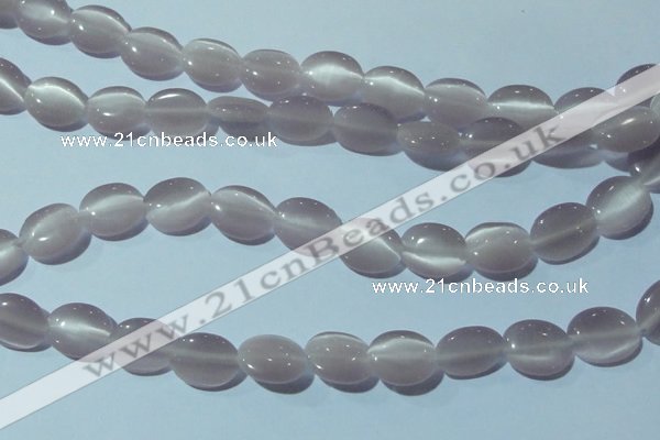 CCT662 15 inches 8*10mm oval cats eye beads wholesale