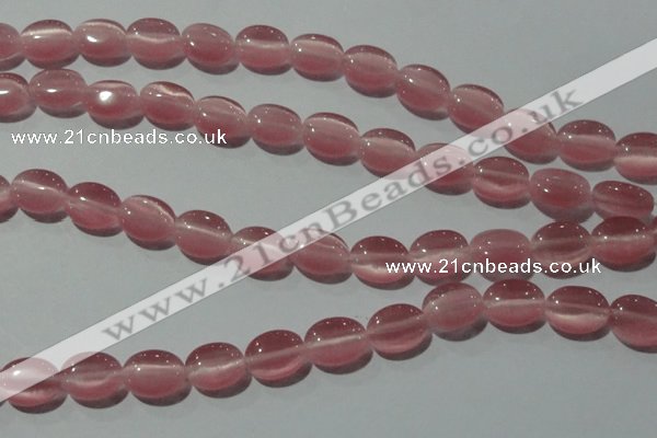 CCT664 15 inches 8*10mm oval cats eye beads wholesale