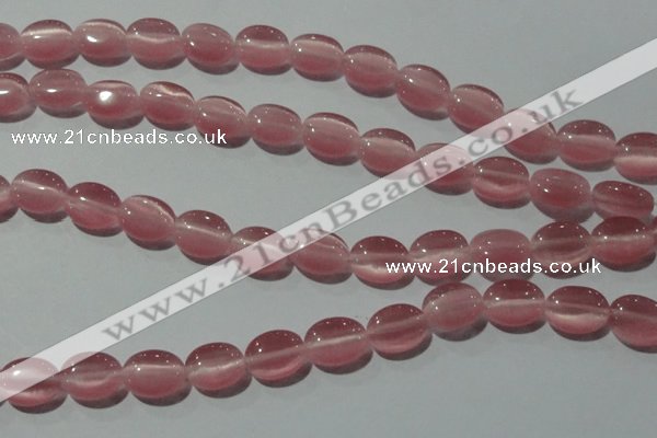 CCT664 15 inches 8*10mm oval cats eye beads wholesale