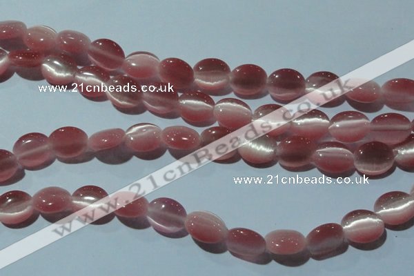 CCT665 15 inches 8*10mm oval cats eye beads wholesale