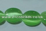 CCT675 15 inches 8*10mm oval cats eye beads wholesale