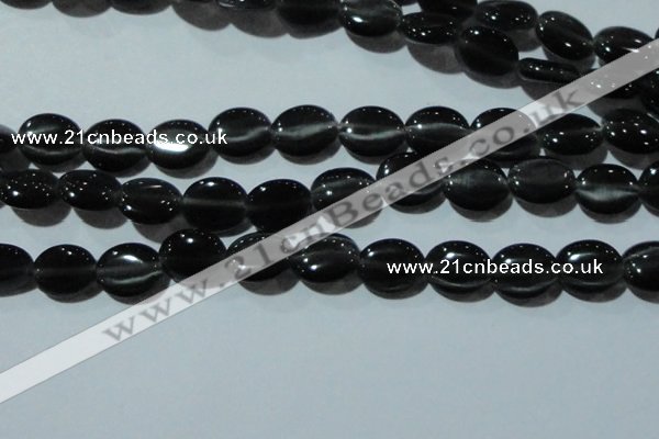 CCT681 15 inches 8*10mm oval cats eye beads wholesale