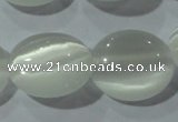 CCT690 15 inches 10*12mm oval cats eye beads wholesale