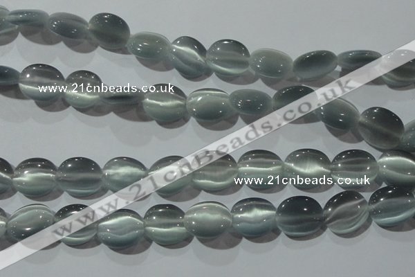 CCT691 15 inches 10*12mm oval cats eye beads wholesale