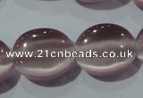 CCT693 15 inches 10*12mm oval cats eye beads wholesale