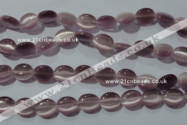 CCT693 15 inches 10*12mm oval cats eye beads wholesale