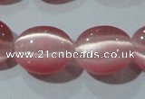 CCT694 15 inches 10*12mm oval cats eye beads wholesale