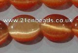 CCT695 15 inches 10*12mm oval cats eye beads wholesale