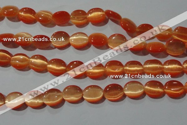 CCT695 15 inches 10*12mm oval cats eye beads wholesale