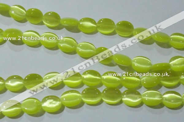 CCT698 15 inches 10*12mm oval cats eye beads wholesale