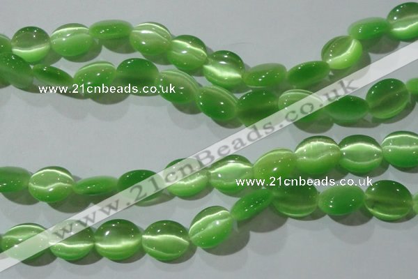 CCT704 15 inches 10*12mm oval cats eye beads wholesale