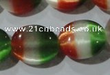 CCT706 15 inches 10*12mm oval cats eye beads wholesale