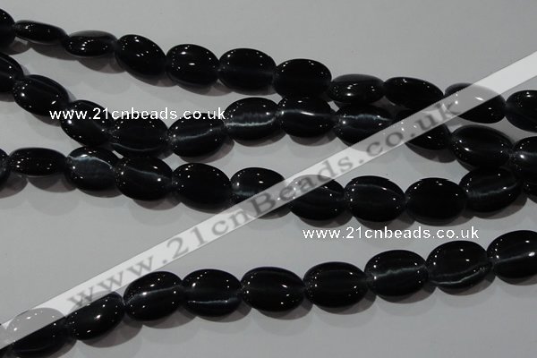 CCT707 15 inches 10*12mm oval cats eye beads wholesale