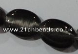 CCT708 15 inches 10*12mm oval cats eye beads wholesale