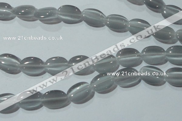 CCT721 15 inches 10*14mm oval cats eye beads wholesale