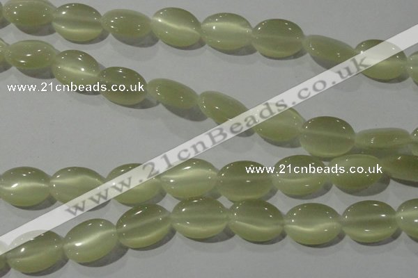 CCT722 15 inches 10*14mm oval cats eye beads wholesale