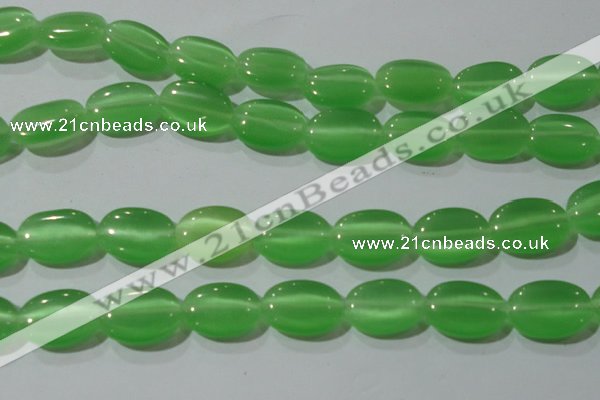 CCT727 15 inches 10*14mm oval cats eye beads wholesale