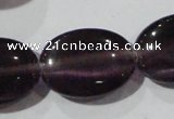 CCT733 15 inches 10*14mm oval cats eye beads wholesale