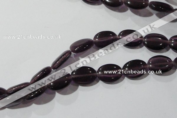 CCT733 15 inches 10*14mm oval cats eye beads wholesale