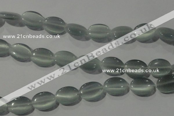 CCT750 15 inches 11*15mm oval cats eye beads wholesale