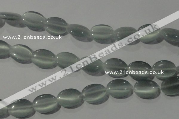 CCT750 15 inches 11*15mm oval cats eye beads wholesale