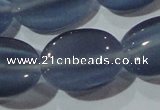 CCT751 15 inches 11*15mm oval cats eye beads wholesale