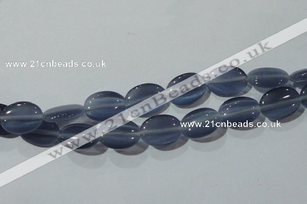 CCT751 15 inches 11*15mm oval cats eye beads wholesale