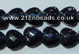 CCT975 15 inches 12*12mm faceted heart cats eye beads wholesale