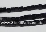 CCU07 15.5 inches 4*4mm cube blue goldstone beads wholesale