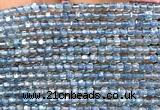 CCU1620 15 inches 2.5mm faceted cube topaz quartz beads