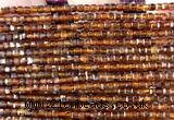 CCU1659 15 inches 2.5mm faceted cube orange garnet beads