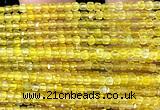 CCU1698 15 inches 2.5mm faceted cube yellow agate beads