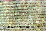 CCU1815 15 inches 4mm faceted cube prehnite gemstone beads