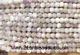 CCU1855 15 inches 4mm faceted cube kunzite gemstone beads
