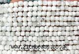 CCU1883 15 inches 4mm faceted cube green angel skin beads