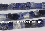 CCU43 15.5 inches 6*6mm cube sodalite gemstone beads wholesale