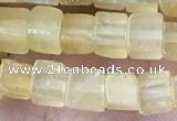 CCU450 15.5 inches 4*4mm cube yellow aventurine beads wholesale