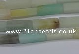 CCU715 15.5 inches 4*13mm cuboid amazonite beads wholesale